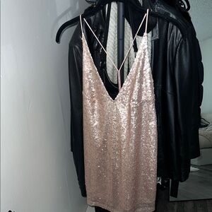 Women’s Motel Rocks Blush Shapeless Sequin Dress